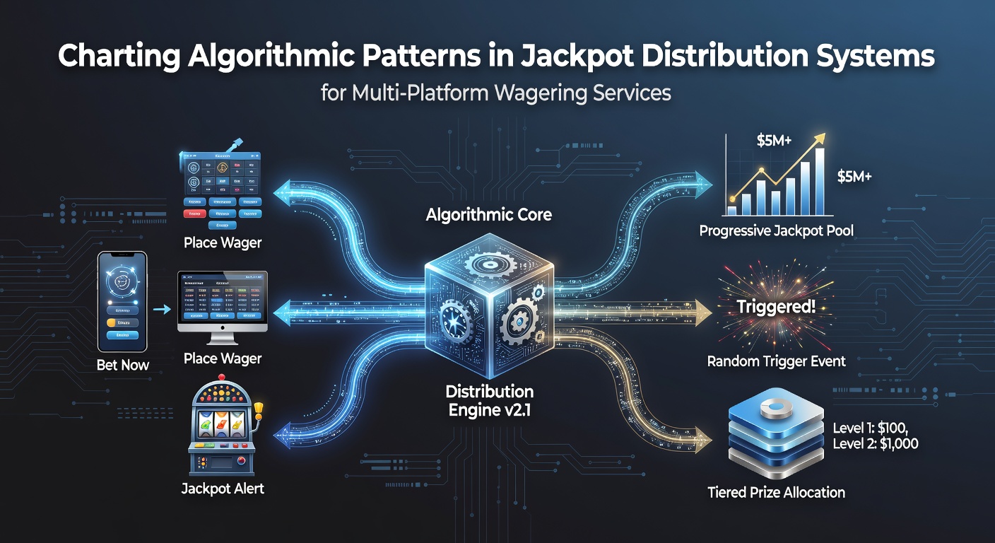 Data visualization dashboard displaying jackpot meter growth and cross-platform payout patterns
